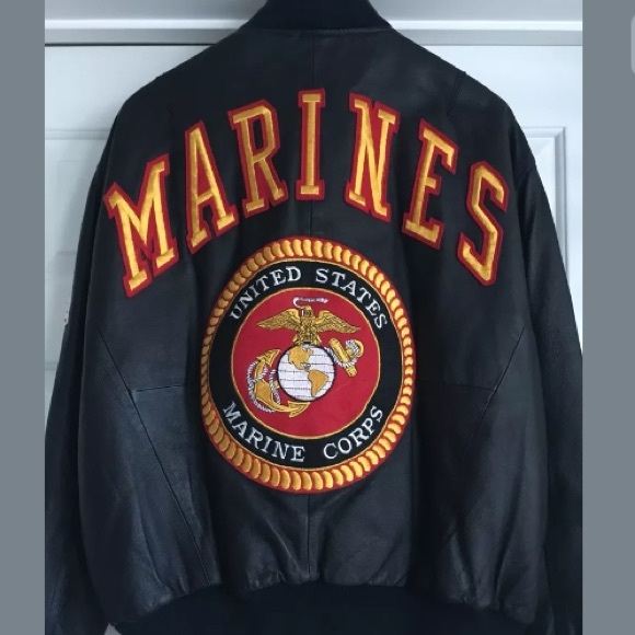 us marine corps leather jacket
